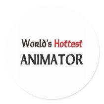 Worlds Hottest Animator stickers