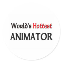 Worlds Hottest Animator stickers