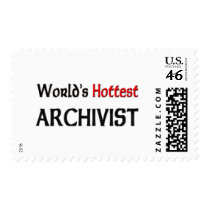 Worlds Hottest Archivist postage