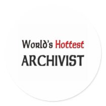 Worlds Hottest Archivist stickers