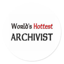 Worlds Hottest Archivist stickers
