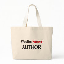 Worlds Hottest Author bags by tshirtshirts Worlds Hottest Author bags
