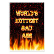 World's Hottest Bad Ass fire and flames red marble business cards by ultraflames World's Hottest Bad Ass fire and flames red marble business cards