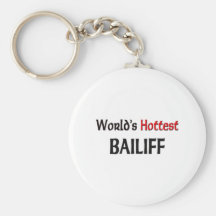 Worlds Hottest Bailiff Keychain