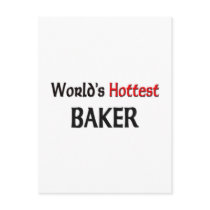 Worlds Hottest Baker Postcard