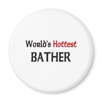 Worlds Hottest Bather magnets by tshirtshirts Worlds Hottest Bather magnets