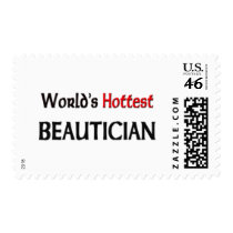 Worlds Hottest Beautician postage