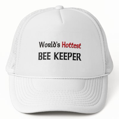Worlds Hottest Bee Keeper Trucker Hat by tshirtshirts