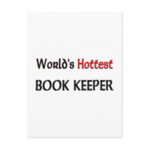 Worlds Hottest Book Keeper postcards