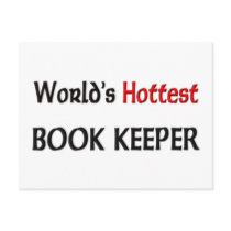 Worlds Hottest Book Keeper postcards