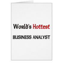 Worlds Hottest Business Analyst cards by tshirtshirts Worlds Hottest Business Analyst cards