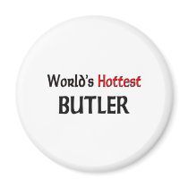 Worlds Hottest Butler magnets by tshirtshirts Worlds Hottest Butler magnets