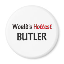 Worlds Hottest Butler magnets by tshirtshirts Worlds Hottest Butler magnets