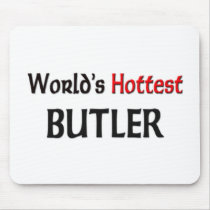 Worlds Hottest Butler mousepads by tshirtshirts Worlds Hottest Butler mousepads