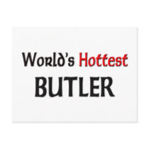 Worlds Hottest Butler postcards by tshirtshirts Worlds Hottest Butler postcards
