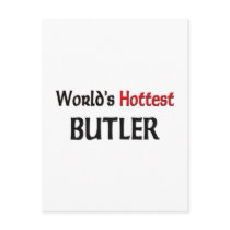 Worlds Hottest Butler postcards by tshirtshirts Worlds Hottest Butler postcards
