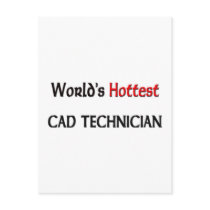 Worlds Hottest Cad Technician postcards