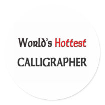 Worlds Hottest Calligrapher stickers