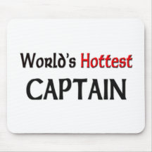 Worlds Hottest Captain Mouse Pad