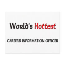 Worlds Hottest Careers Information Officer postcards