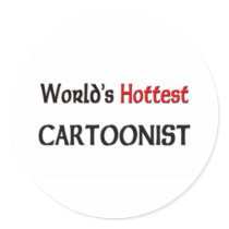 Worlds Hottest Cartoonist stickers