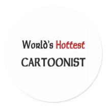 Worlds Hottest Cartoonist stickers