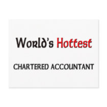 Worlds Hottest Chartered Accountant postcards