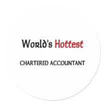 Worlds Hottest Chartered Accountant stickers