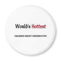 Worlds Hottest Children's Resort Representative magnets