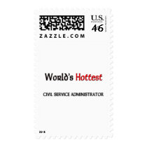 Worlds Hottest Civil Service Administrator postage
