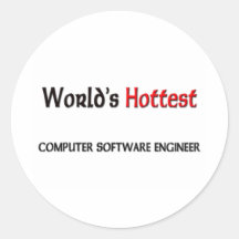 Worlds Hottest Computer Software Engineer Sticker