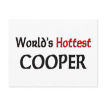 Worlds Hottest Cooper postcards by tshirtshirts Worlds Hottest Cooper postcards
