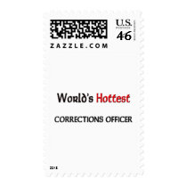 Worlds Hottest Corrections Officer postage