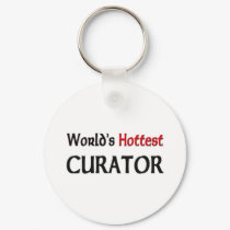 Worlds Hottest Curator keychains by tshirtshirts Worlds Hottest Curator keychains