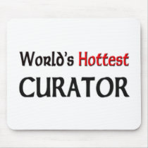 Worlds Hottest Curator mousepads by tshirtshirts Worlds Hottest Curator mousepads
