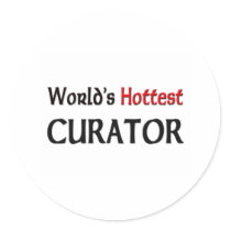 Worlds Hottest Curator stickers