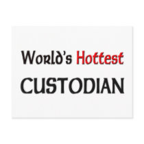 Worlds Hottest Custodian Post Card