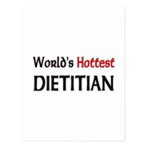 Worlds Hottest Dietitian Postcard