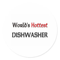Worlds Hottest Dishwasher stickers by tshirtshirts Worlds Hottest Dishwasher stickers