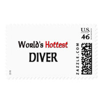 Worlds Hottest Diver postage