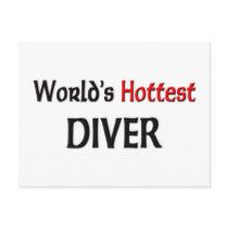 Worlds Hottest Diver postcards by tshirtshirts Worlds Hottest Diver postcards
