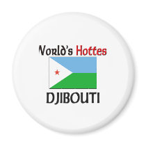 World's Hottest Djibouti magnets by flagshirt World's Hottest Djibouti magnets