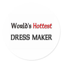 Worlds Hottest Dress Maker stickers