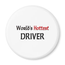 Worlds Hottest Driver magnets by tshirtshirts Worlds Hottest Driver magnets
