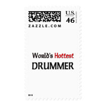 Worlds Hottest Drummer postage by tshirtshirts Worlds Hottest Drummer postage