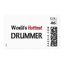 Worlds Hottest Drummer postage by tshirtshirts Worlds Hottest Drummer postage