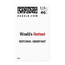 Worlds Hottest Editorial Assistant postage by tshirtshirts Worlds Hottest Editorial Assistant postage