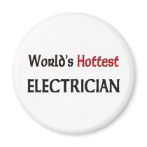 Worlds Hottest Electrician magnets