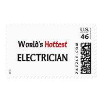 Worlds Hottest Electrician postage by tshirtshirts Worlds Hottest Electrician postage