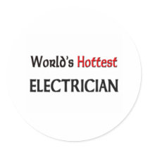 Worlds Hottest Electrician stickers